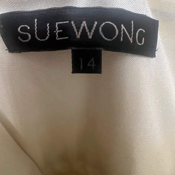 Sue Wong silk cocktail dress (fits like a 10) - Picture 3 of 5